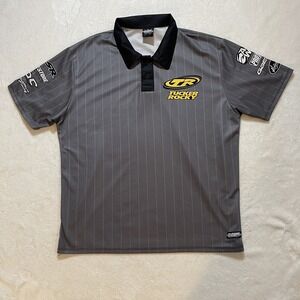Tucker Rocky Racing Polo Men's Size Large Pit‎ Crew Jersey